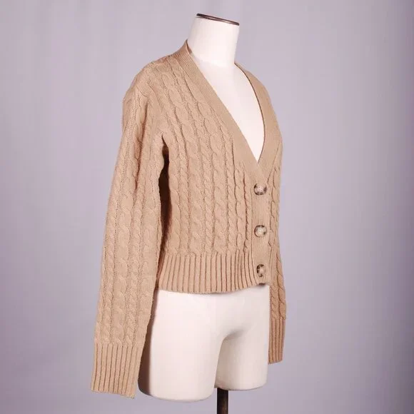 EUC Nasty Gal Cableknit Cardigan, Sz - M - Picture 3 of 6